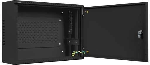Lanberg WAF1-5203-06-00B rack spintelė 6U prie sienos montuojama lentyna Juodas