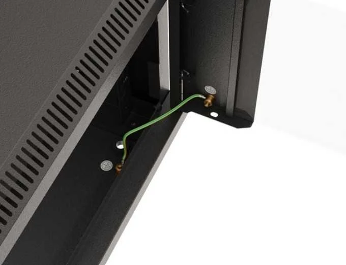 Lanberg WF03-5309-10B rack spintelė 9U Sieninis stovas Juodas