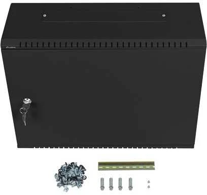 Lanberg WAF1-5203-06-00B rack spintelė 6U prie sienos montuojama lentyna Juodas