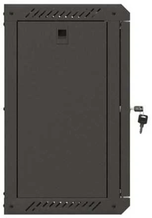 Lanberg pakabinama spintelė 10" 9U 300x300 juoda stiklinė durelė (plokščia pakuotė)