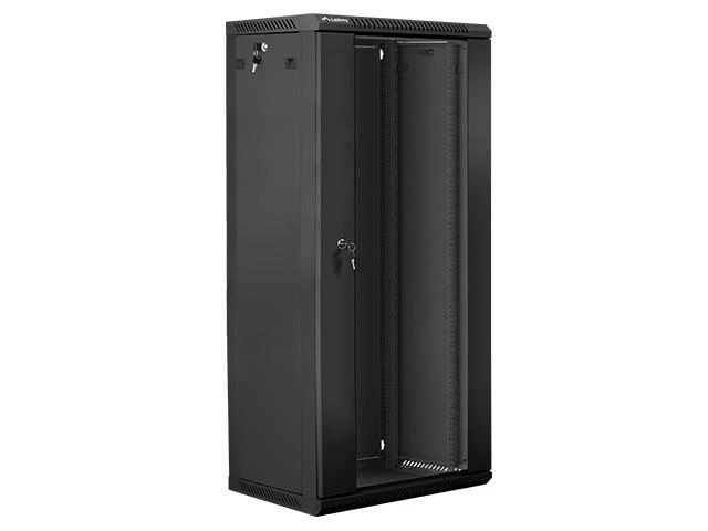 LANBERG WF01-6427-10B sieninis stovas 19 colių išmontuojamas plokščias paketas 27U/600x450mm juodas