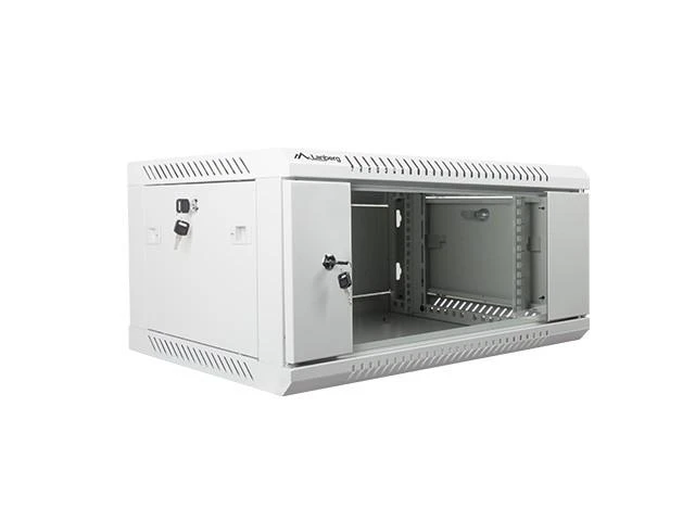 LANBERG WF01-6404-10S sieninis stovas 19 colių išmontuojamas plokščias paketas 4U/600x450mm pilka