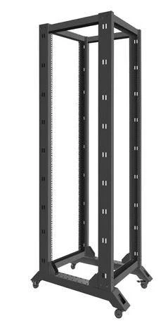 Atviras stovas Lanberg 42U 600X800, juodas