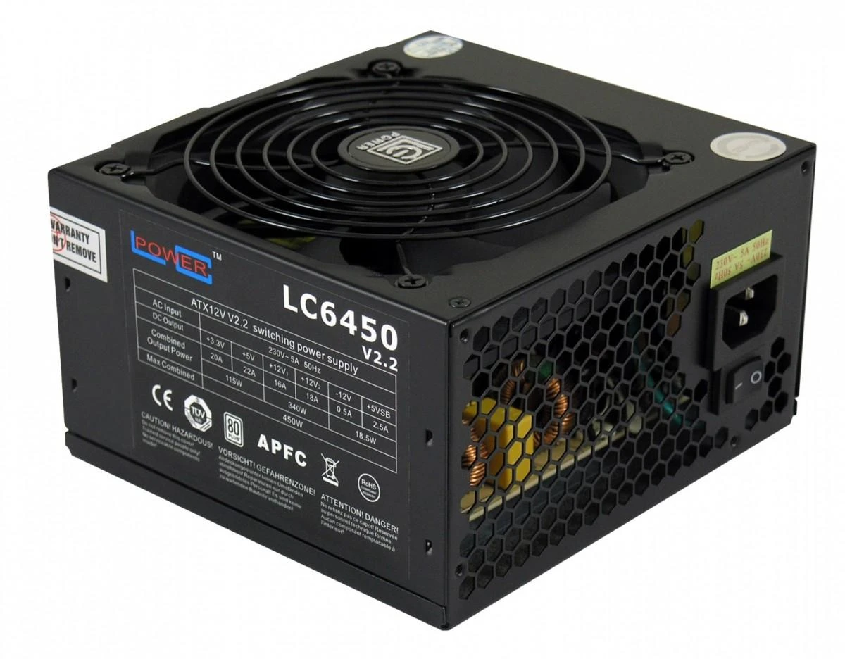 450W LC-Power SuperSilent LC6450 80+Bronze