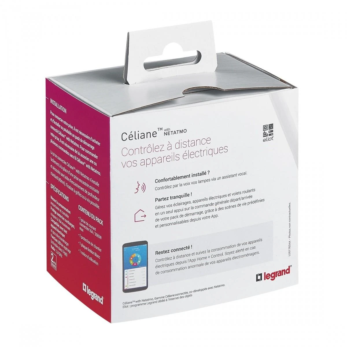 Netatmo Legrand Celiane su NETTMO Nest connect 16 A – Baltas Legrand 067725 unihimp