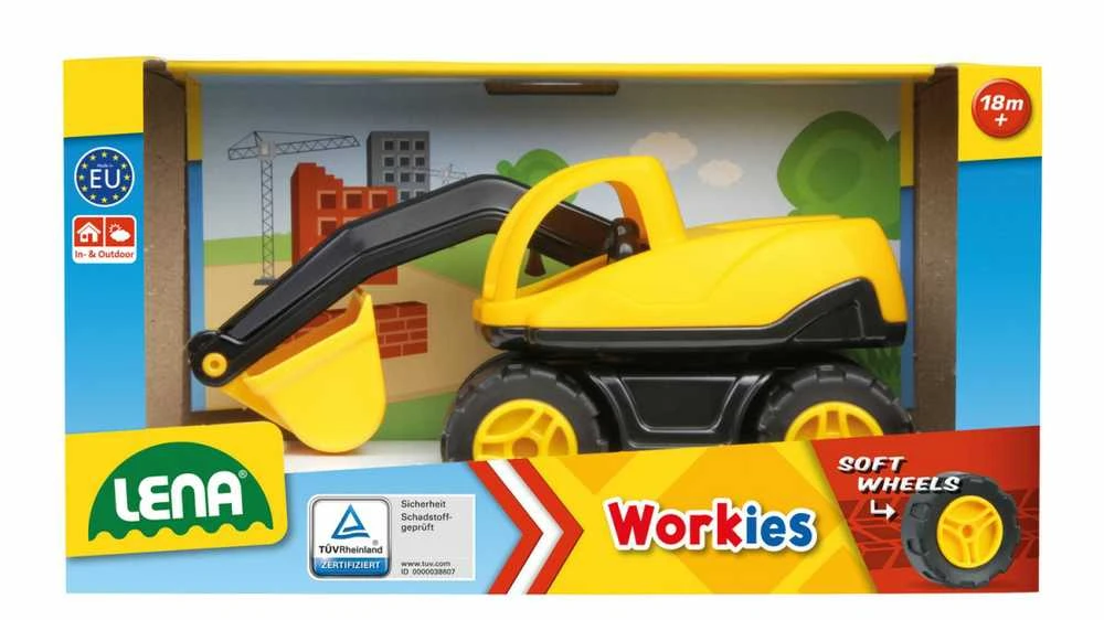 Lena Koparka Ekskavatorius „Workies Box“ dėžėje