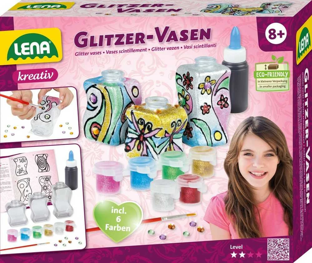 Lena Rinkinys Glitter vazos