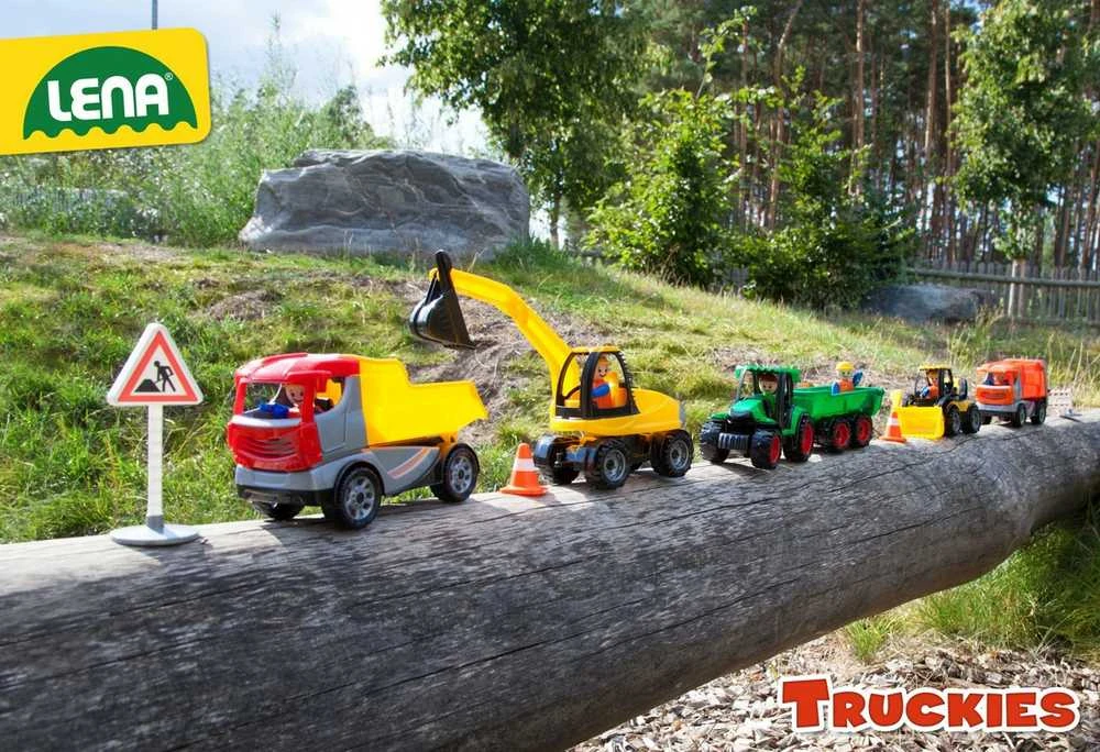 LENA Truckies Śmieciarka dėžutėje 01623