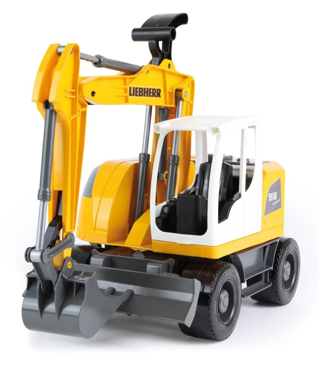 Lena Važiuoklė „Liebherr“ ekskavatoriaus transporto priemonė, 48 cm, laisvai surenkama dėžėje