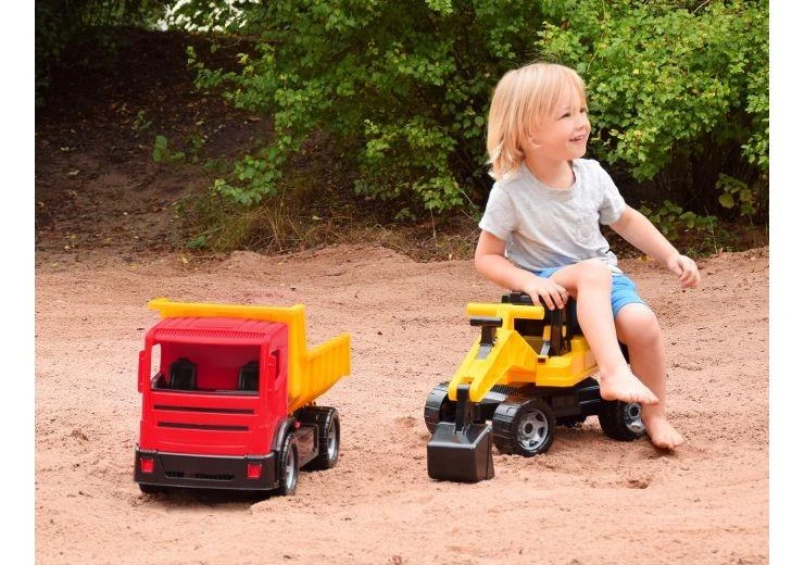 Žaislinis savivartis LENA Giga Trucks 62cm, 3+
