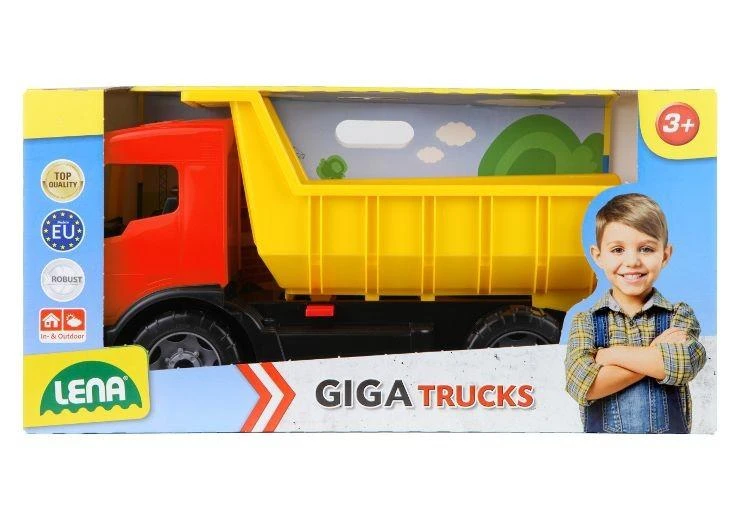 Žaislinis savivartis LENA Giga Trucks 62cm, 3+