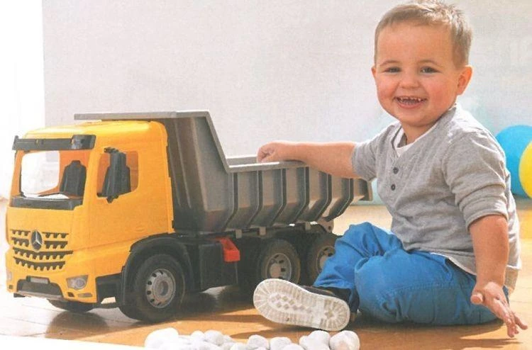 Žaislinis savivartis LENA Mercedes Arocs, 63 cm, 3+