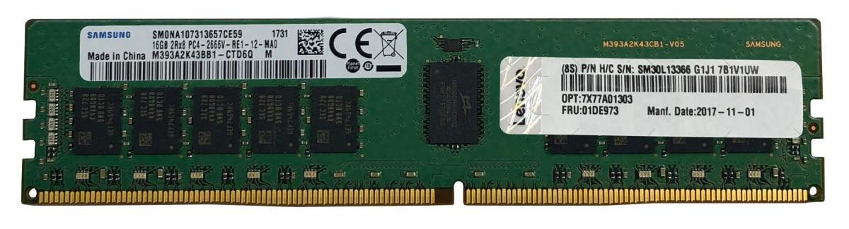 RAM Lenovo THINKSYSTEM 16GB TRUDDR4 3200 MHZ (2RX8, 1.2V) ECC UDIMM