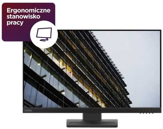 Monitorius Lenovo | E24-28 | 23.8 " | IPS | FHD | 16:9 | 6 ms | 250 cd/m² | Raven Juodas | Audio | HDMI jungtys quantity 1x HDMI1.4 | 60 Hz