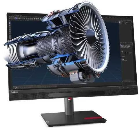 Monitorius LENOVO 27 colių UHD (3840X2160) / 3D / IPS ekranas / apsauga nuo akinimo 16:9 / HDMI / USB-C (100 W) / DP / RJ45 / 3 metų garantija