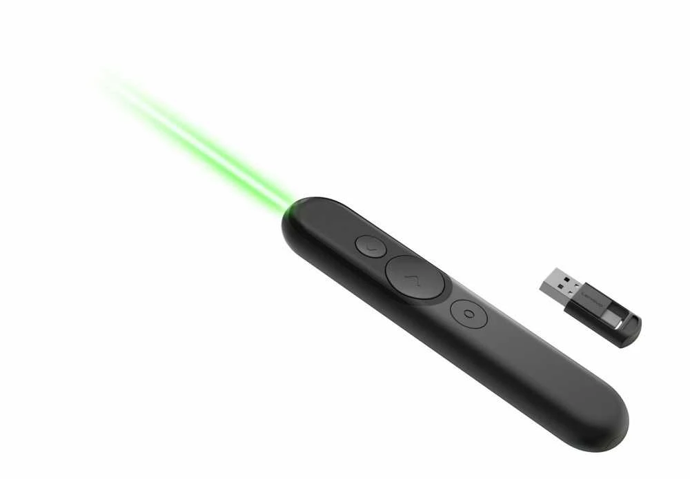 Įkraunamas lazerinis „Lenovo“ pristatymo nuotolinio valdymo pultas