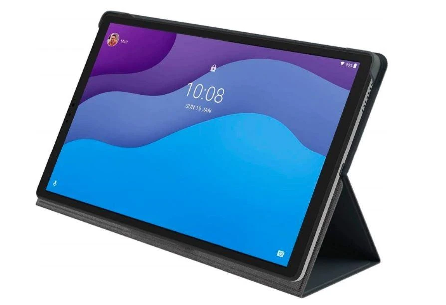 Lenovo Accessories IdeaTab M10 FHD 2nd Gen Folio Dėklas ir plėvelė ZG38C02959 Folio Dėklas, Juodas, skirtas TB-X606