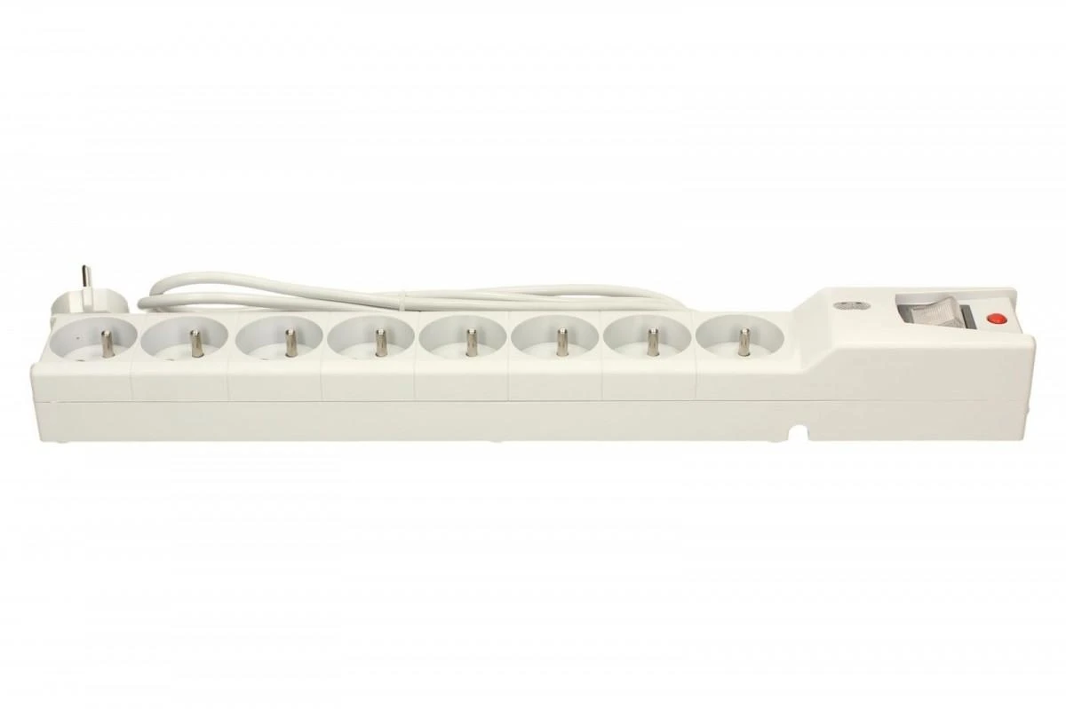 Lestar LX 810 maitinimo juosta su 8 lizdais, 1,5 m pilka (LX810GA1,5 Pilkas)