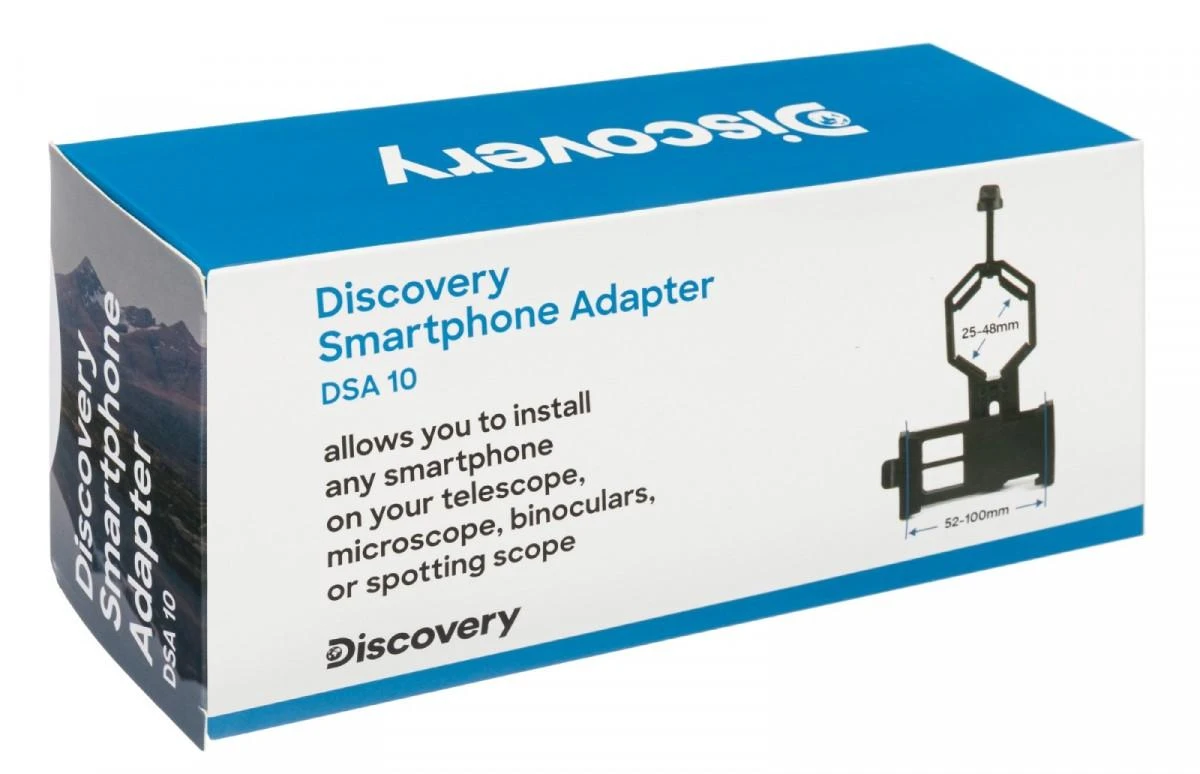 Levenhuk Teleskopo adapteris telefonui Discovery Išmanusis telefonas Adapteris DSA 10