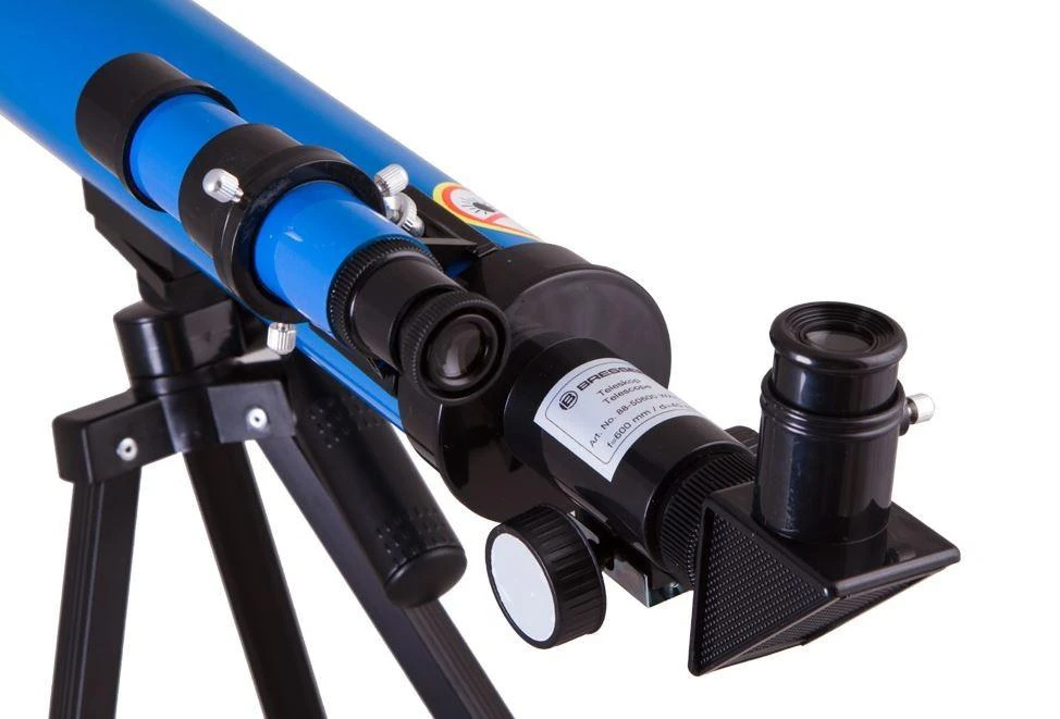 Teleskopas Bresser Junior 45/600 AZ Mėlynas