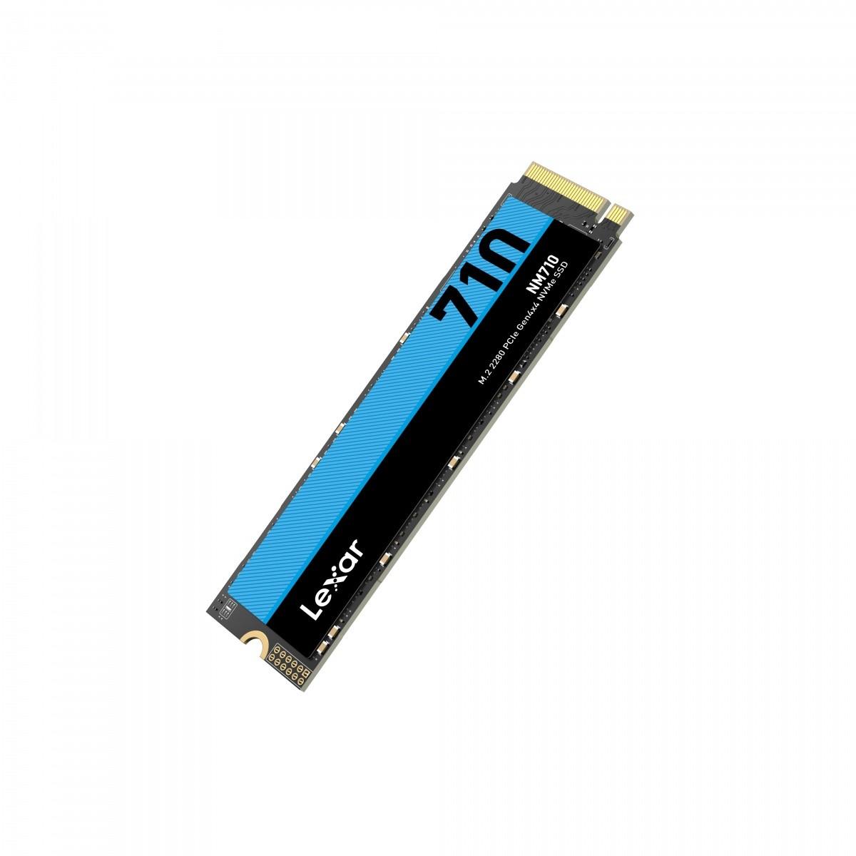 Lexar | M.2 NVMe SSD | NM710 | 2000 GB | SSD form factor M.2 2280 | Solid-state drive sąsaja PCIe Gen4x4 | Skaitymo greitis 4850 MB/s | Rašymo greitis 4500 MB/s