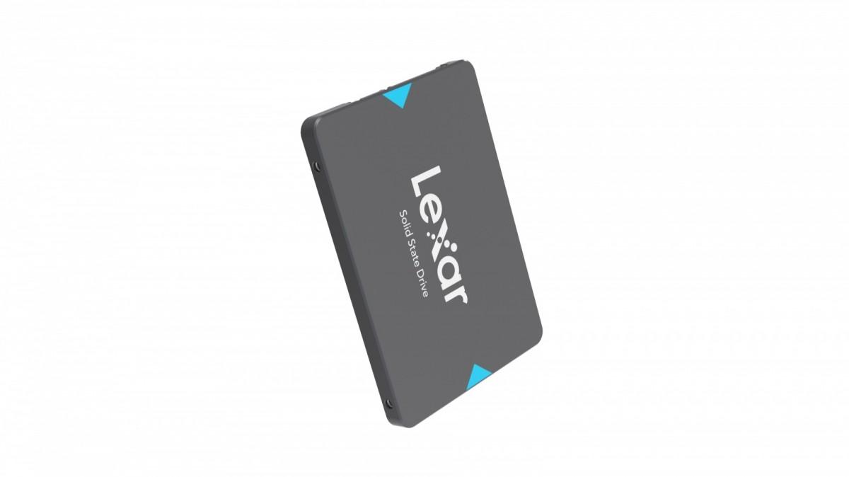 Lexar® 480 GB NQ100 2,5 colio SATA (6 Gb/s) kietojo kūno diskas, iki 560 MB/s skaitymo ir 480 MB/s rašymo, EAN: 843367122707