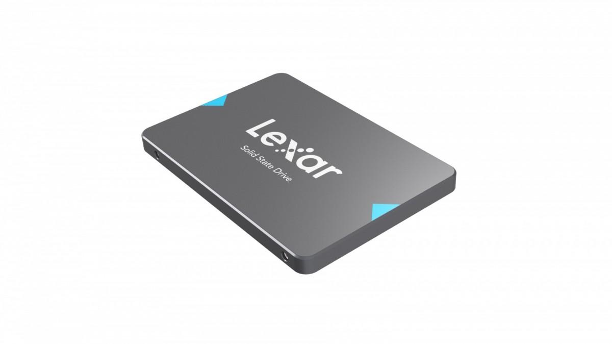 Lexar® 480 GB NQ100 2,5 colio SATA (6 Gb/s) kietojo kūno diskas, iki 560 MB/s skaitymo ir 480 MB/s rašymo, EAN: 843367122707