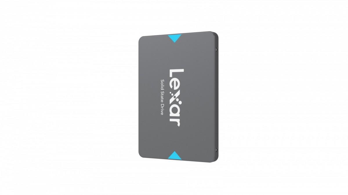 Lexar® 480 GB NQ100 2,5 colio SATA (6 Gb/s) kietojo kūno diskas, iki 560 MB/s skaitymo ir 480 MB/s rašymo, EAN: 843367122707