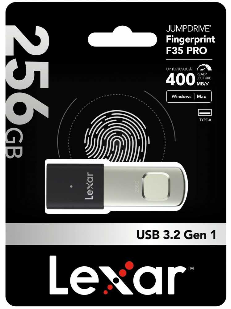 USB laikmena MEMORY DRIVE FLASH USB3 256GB/F35PRO LJDF35P256G-RNBNG LEXAR