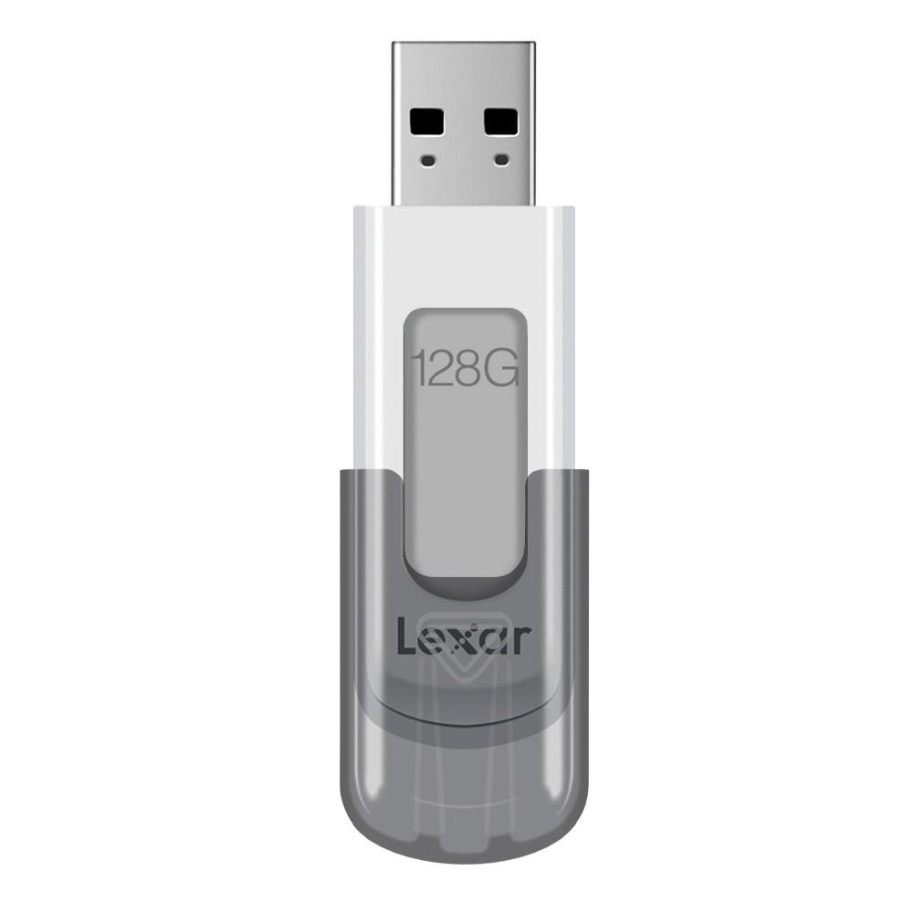 „Lexar“ | USB atmintinė | „JumpDrive V100“ | 128 GB | USB A tipo | Pilkas