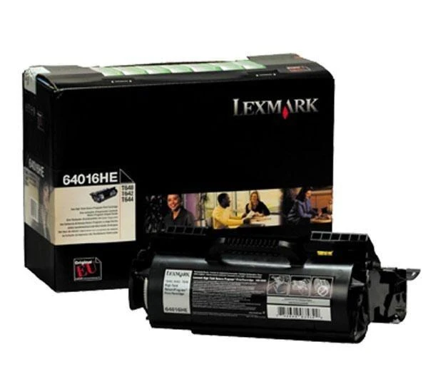 Lexmark 64016HE Cartridge, Juodas, 21000 pages
