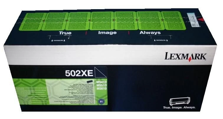 Lexmark 50F2X0E | 502XE itin didelės našumo korporacinė kasetė (10k) | Kasetė | Juodas