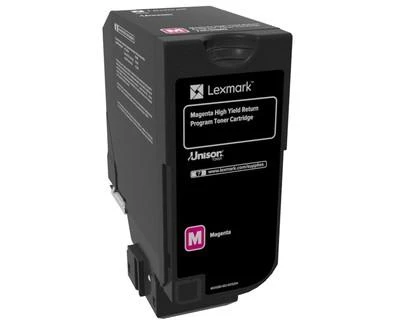 Lexmark 74C2HM0 tonerio kasetė Originalus Rausvai raudona 1 vnt