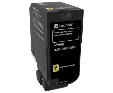 Lexmark 74C2HY0 tonerio kasetė Originalus Geltona 1 vnt