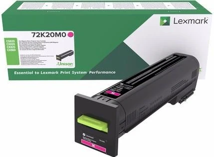 Lexmark 72K20M0 tonerio kasetė Originalus Rausvai raudona 1 vnt