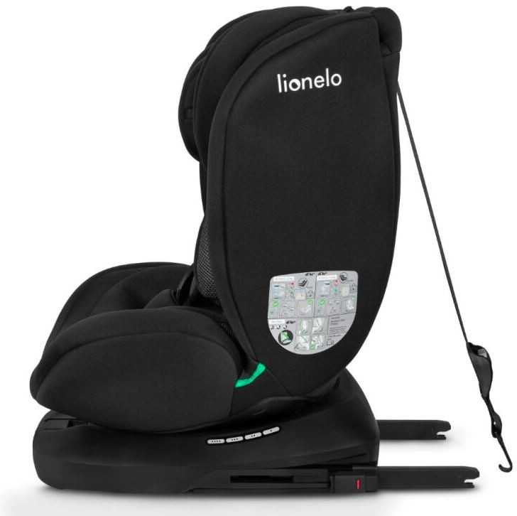 Lionelo automobilinė kėdutė Bastiaan i-Size 360° ISOFIX vaikams 40–150 cm LO-BASTIAAN I-SIZE Juodas CARBON