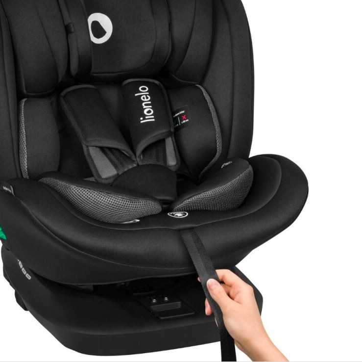 Lionelo automobilinė kėdutė Bastiaan i-Size 360° ISOFIX vaikams 40–150 cm LO-BASTIAAN I-SIZE Juodas CARBON