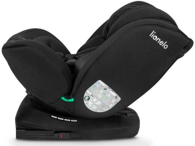 Lionelo automobilinė kėdutė Bastiaan i-Size 360° ISOFIX vaikams 40–150 cm LO-BASTIAAN I-SIZE Juodas CARBON