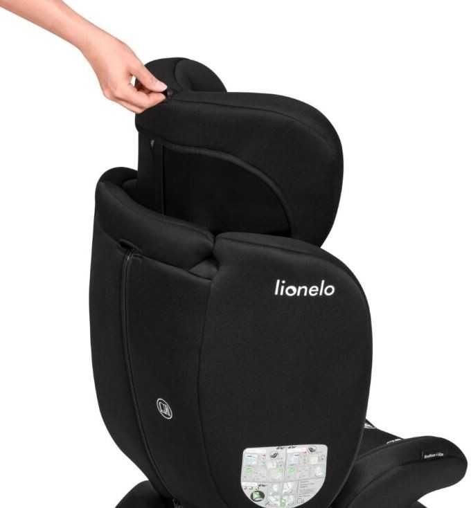 Lionelo automobilinė kėdutė Bastiaan i-Size 360° ISOFIX vaikams 40–150 cm LO-BASTIAAN I-SIZE Juodas CARBON
