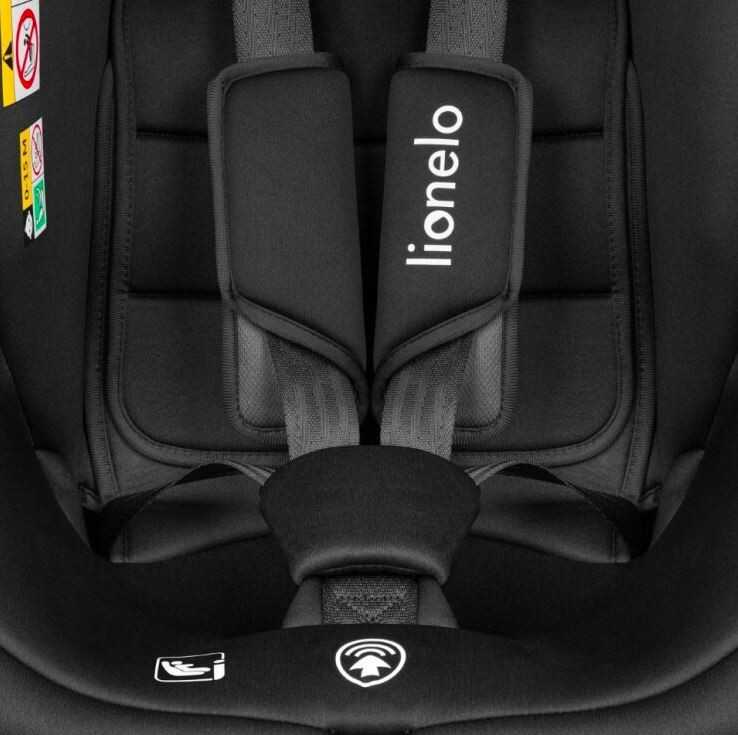 Lionelo automobilinė kėdutė Bastiaan i-Size 360° ISOFIX vaikams 40–150 cm LO-BASTIAAN I-SIZE Juodas CARBON