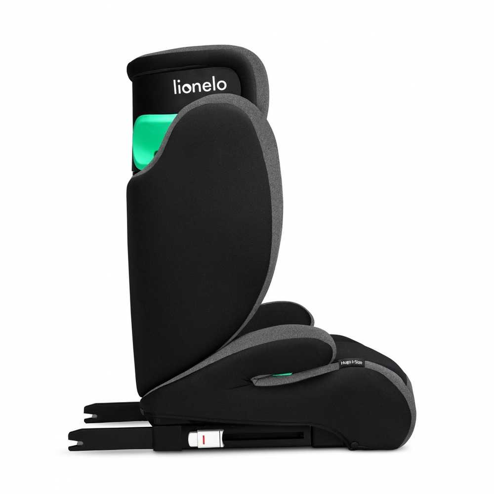 LIONELO HUGO i-size automobilinė kėdutė juoda pilka