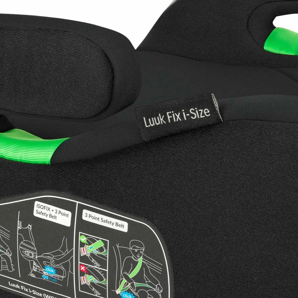 LIONELO automobilinė kėdutė Luuk Fix i-i-size juoda anglies pluoštas