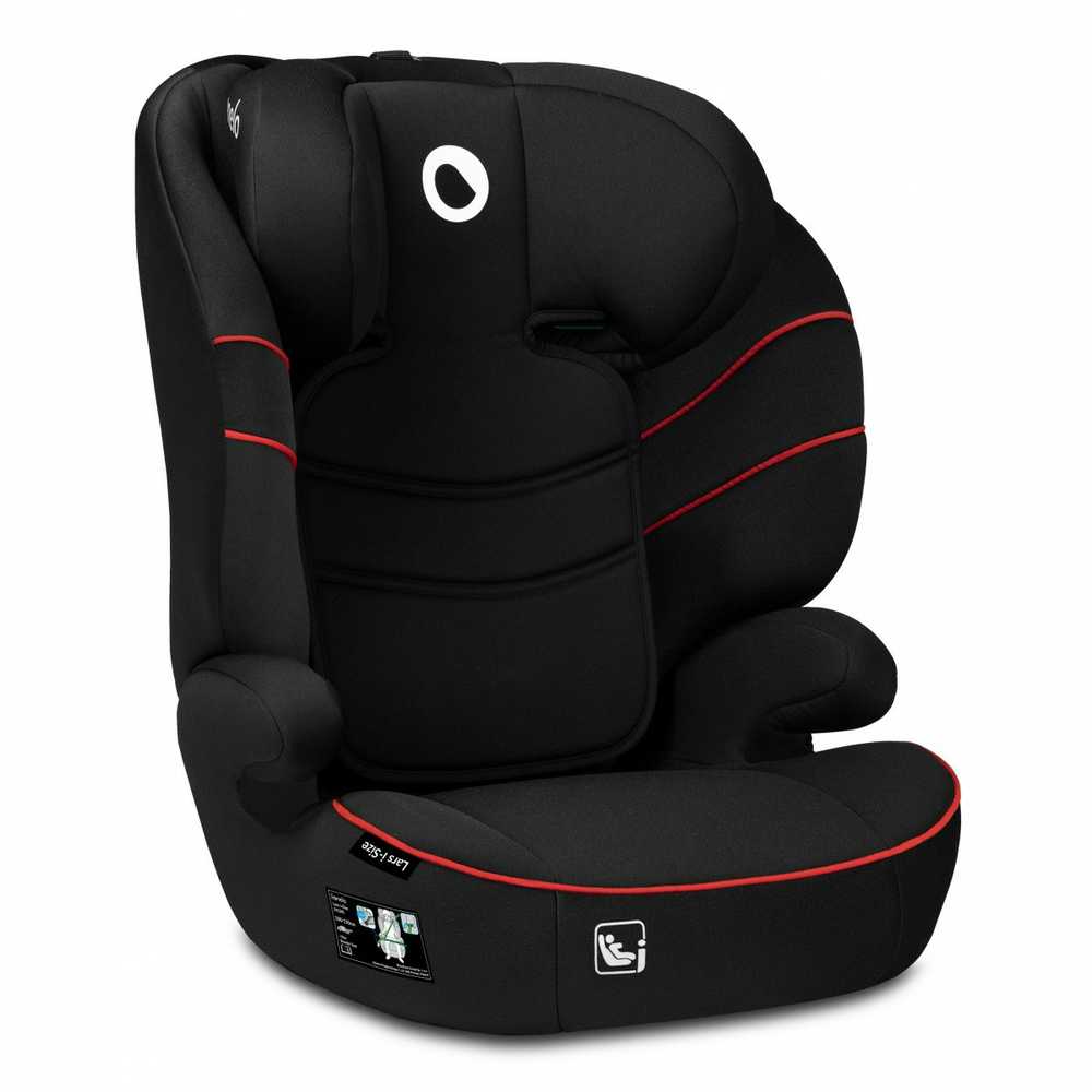 Lionelo Automobilinė kėdutė Lionelio Hugo i Size, 15-36 kg, juodas red