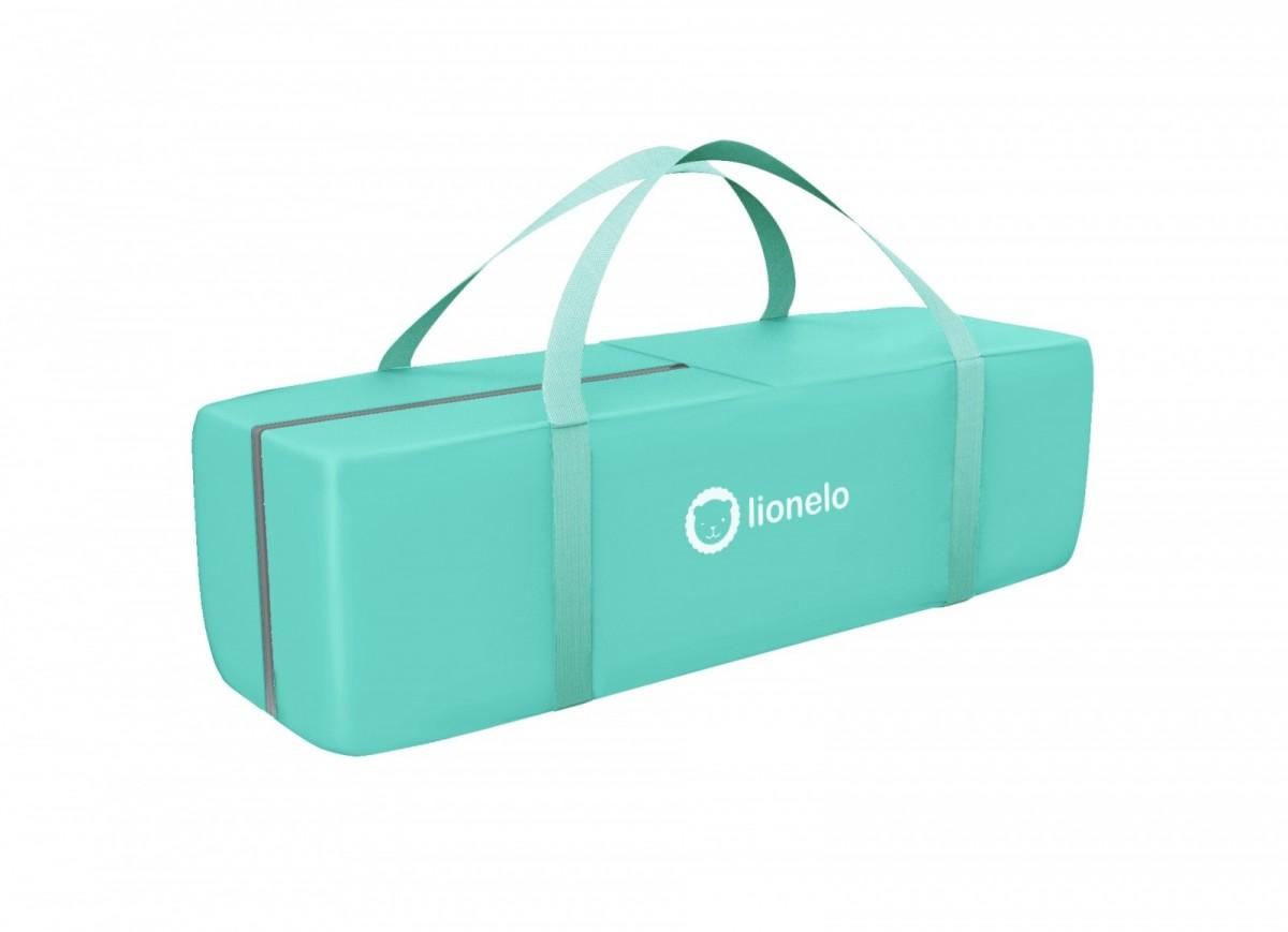 Kelioninė lovytė-maniežas Lionelo Lene, Turquoise Scandi