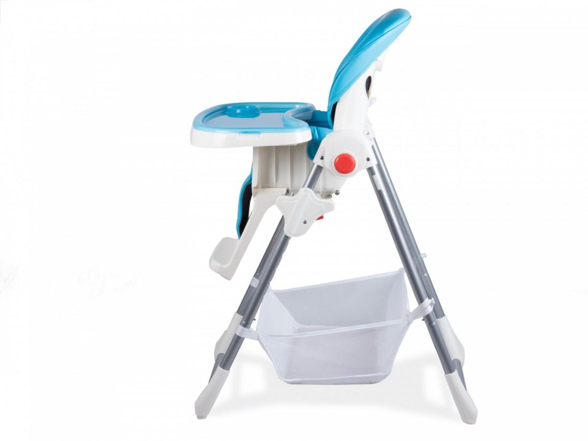 Lionelo Linn Plus Turquoise aukšta kėdutė