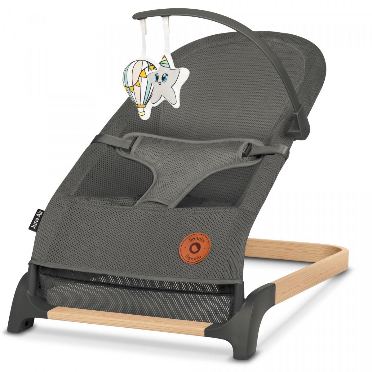 Lionelo Birželio mėn. Air Pilkas Graphite Rocker Bouncer