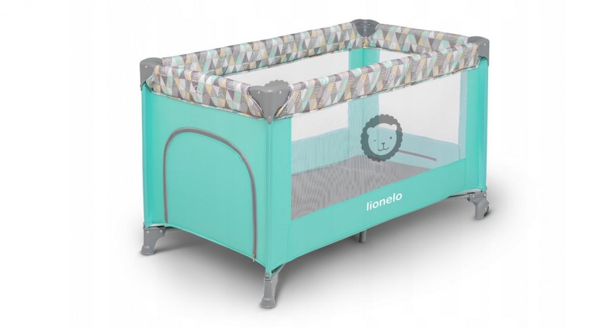 Kelioninė lovytė-maniežas Lionelo Adriaa, Turquoise Scandi