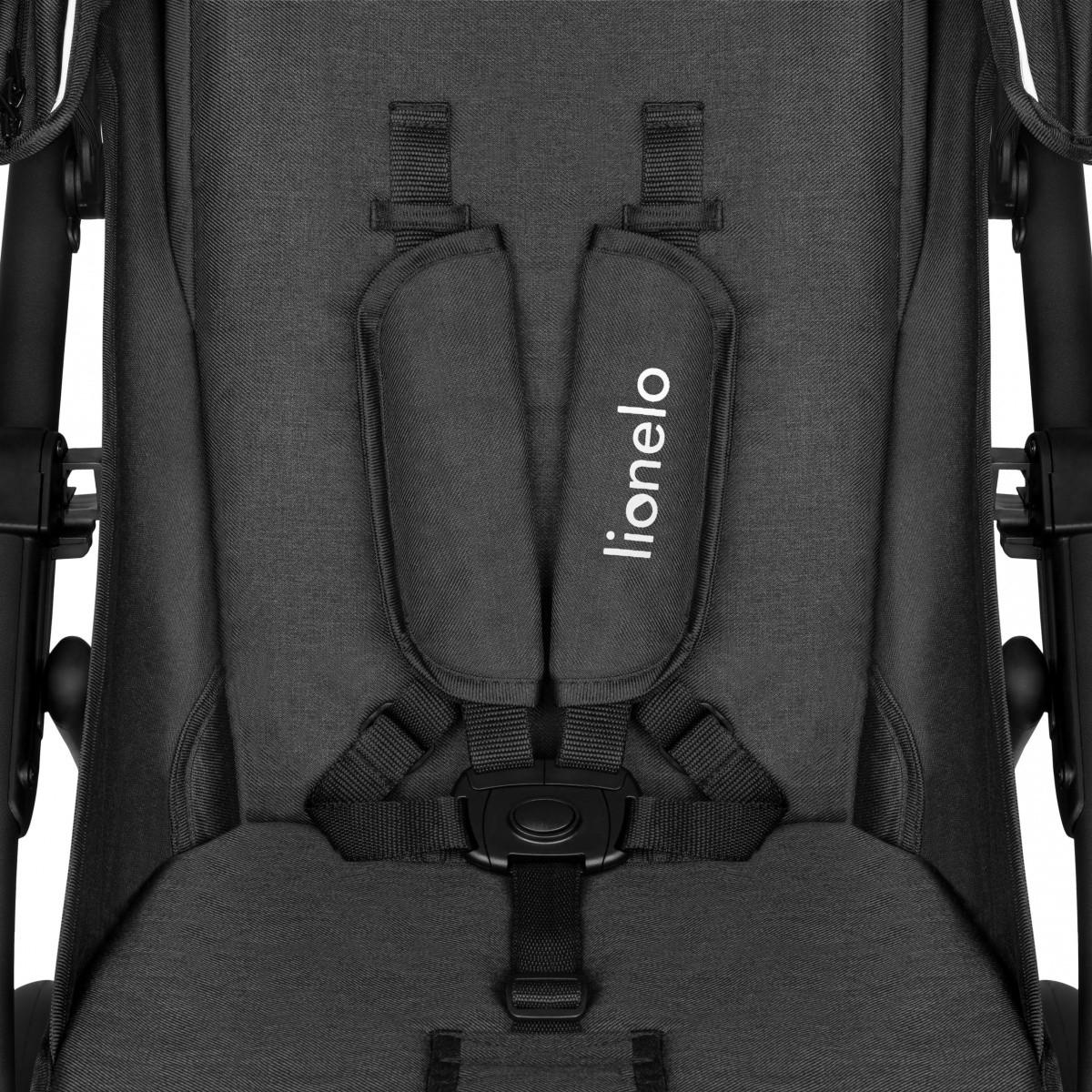 Vežimėlis Lionelo Annet Plus Juodas Carbon