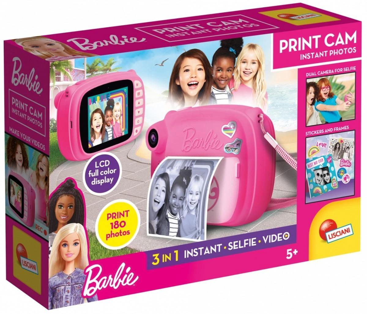 Momentinis fotoaparatas vaikams Barbie Lisciani