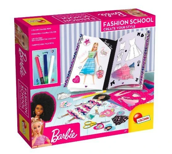 Lisciani Vaikiškas Barbie mados dizaino rinkinys su pieštukais
